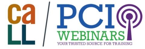 CALL and PCI Webinars Partnership