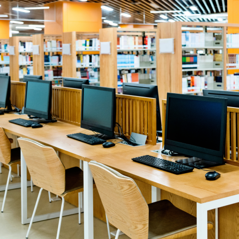 computers at the library