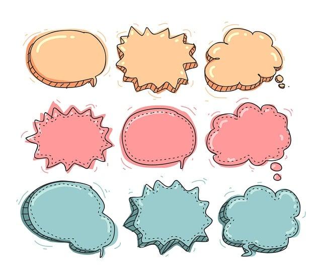 speech bubbles